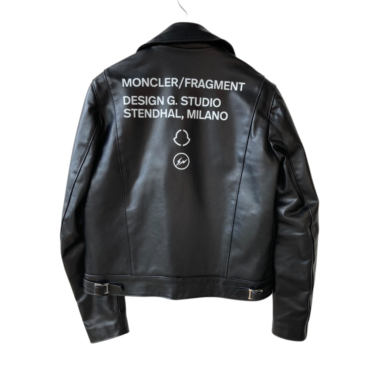 MONCLER×Lewis Leathers×FRAGMENT DESIGN 20AWDWAYNEレザー ダブル