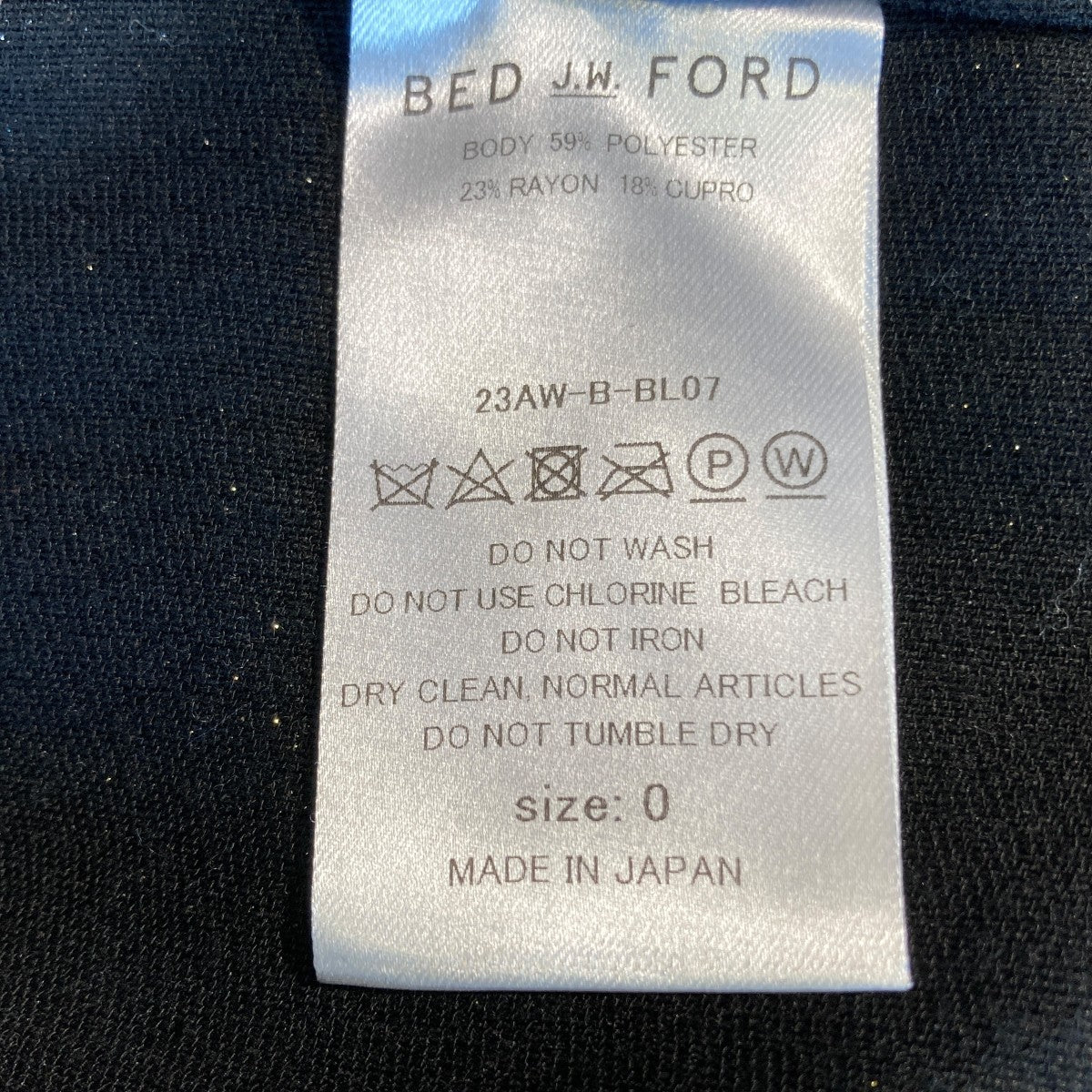 BED J．W． FORD(ベッドフォード) 23AWGlitter Western Shirts長袖