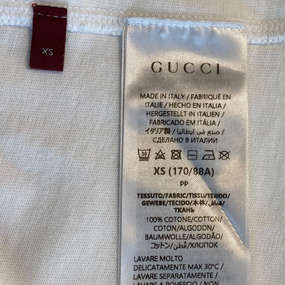 GUCCI プリント コットンジャージーTシャツ784361 XJGKB 古着・中古-5枚目のアイテム画像