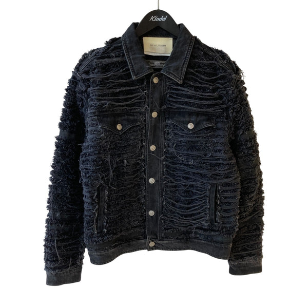 1017 alyx 9sm blackmeans 28 デストロイデニム 1017 ALYX 9SM×Blackmeans デストロイデニムパンツ ブラック サイズ 28