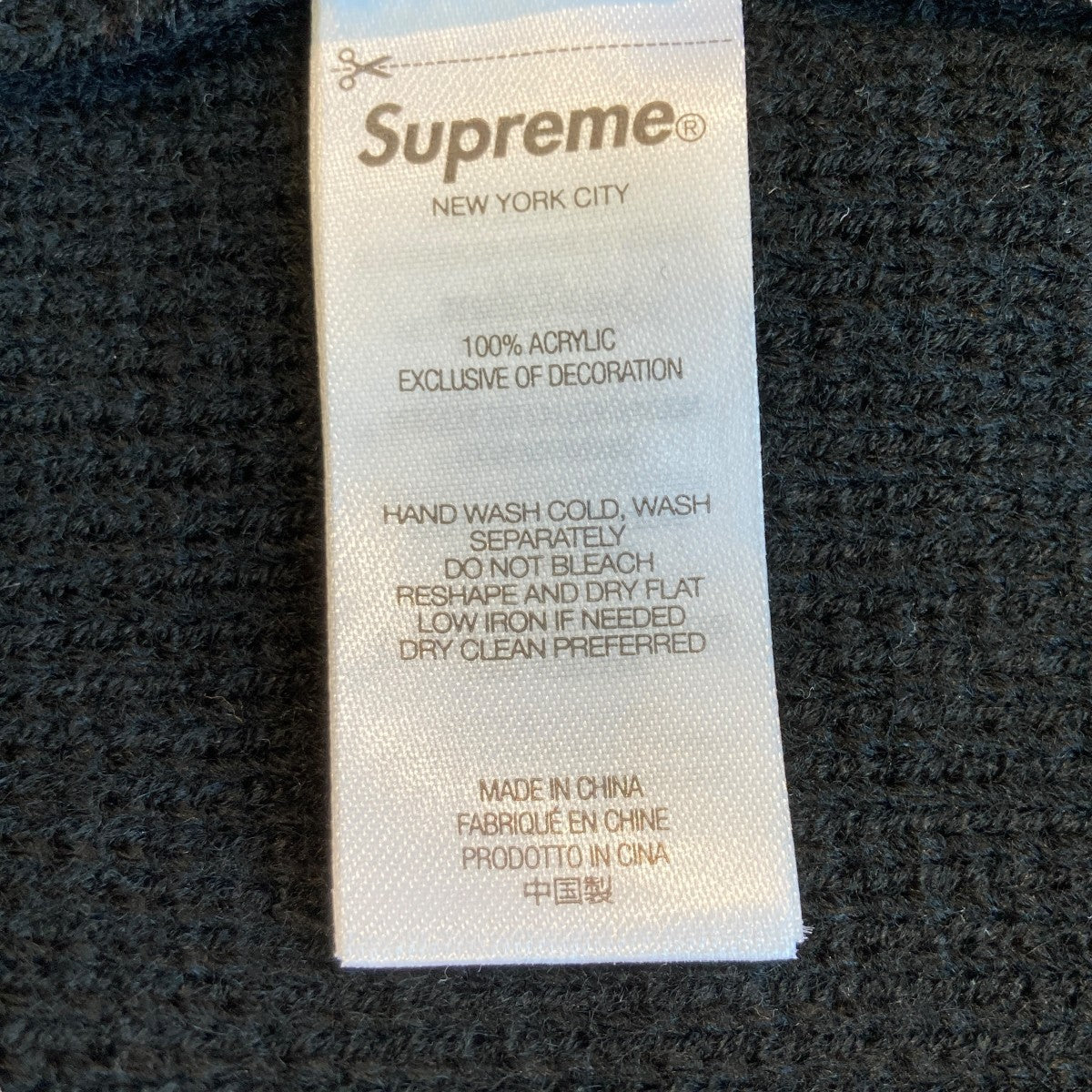 Supreme(シュプリーム) 25AWScript Stripe Half Zip Sweaterハイネック