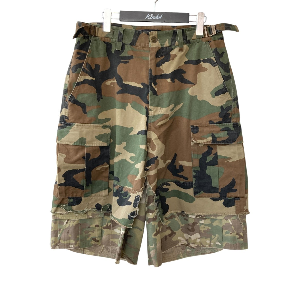 PROJECT G／R Layered Skirt Cargo Shortsカーゴ ショートパンツ 古着・中古-1枚目のアイテム画像