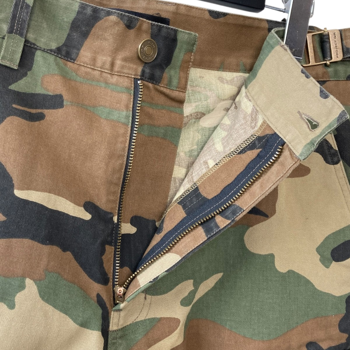 PROJECT G／R Layered Skirt Cargo Shortsカーゴ ショートパンツ 古着・中古-3枚目のアイテム画像
