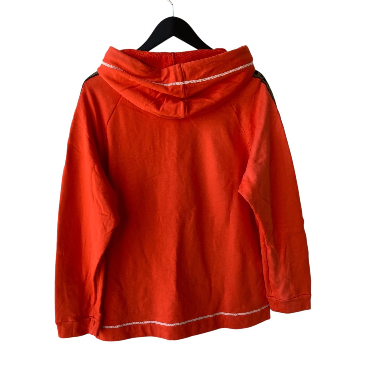 FENDI Logo Stripe Hooded SweatshirtパーカーFAF105 A6ML 古着・中古-2枚目のアイテム画像