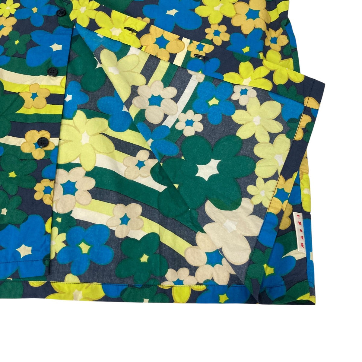 MARNI(マルニ) 花柄半袖シャツCUMU0054A0 CUMU0054A0 ネイビー サイズ