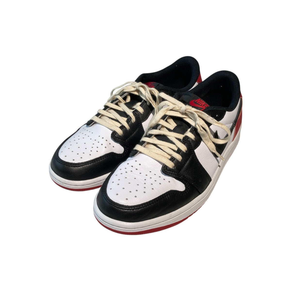 Air Jordan 1 Retro Low OG Black ToeローカットスニーカーCZ0790-106