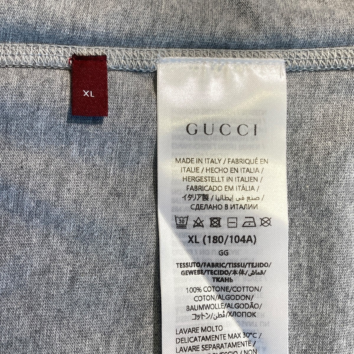 GUCCI 25SSPRINTED COTTON JERSEY T-SHIRTS半袖Tシャツ784361 古着・中古-5枚目のアイテム画像