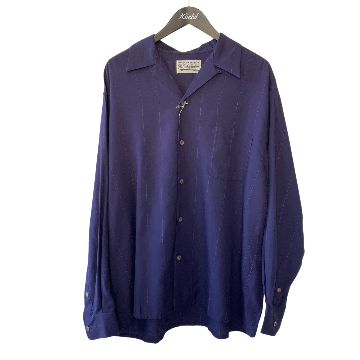 WACKO MARIA(ワコマリア) KASURI OPEN COLLAR SHIRTオープンカラー