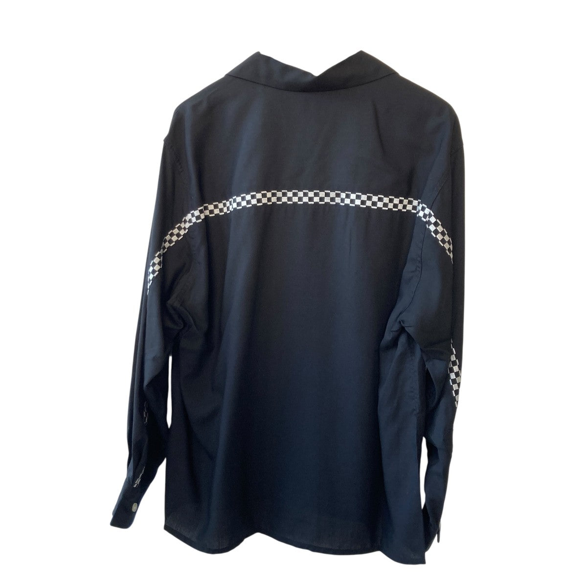 WACKO MARIA(ワコマリア) SWITCHING SHIRT長袖オープンカラーシャツ