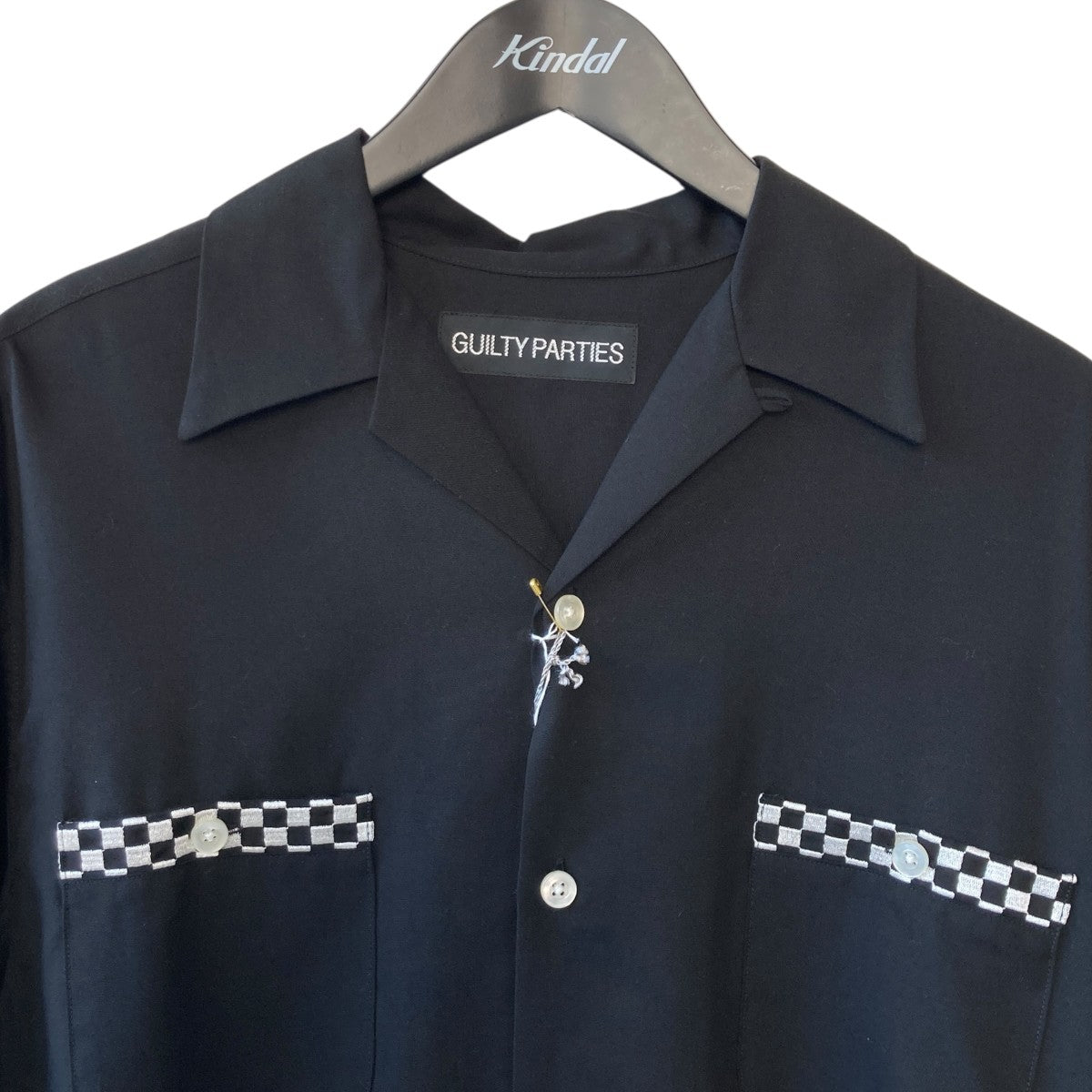 WACKO MARIA(ワコマリア) SWITCHING SHIRT長袖オープンカラーシャツ