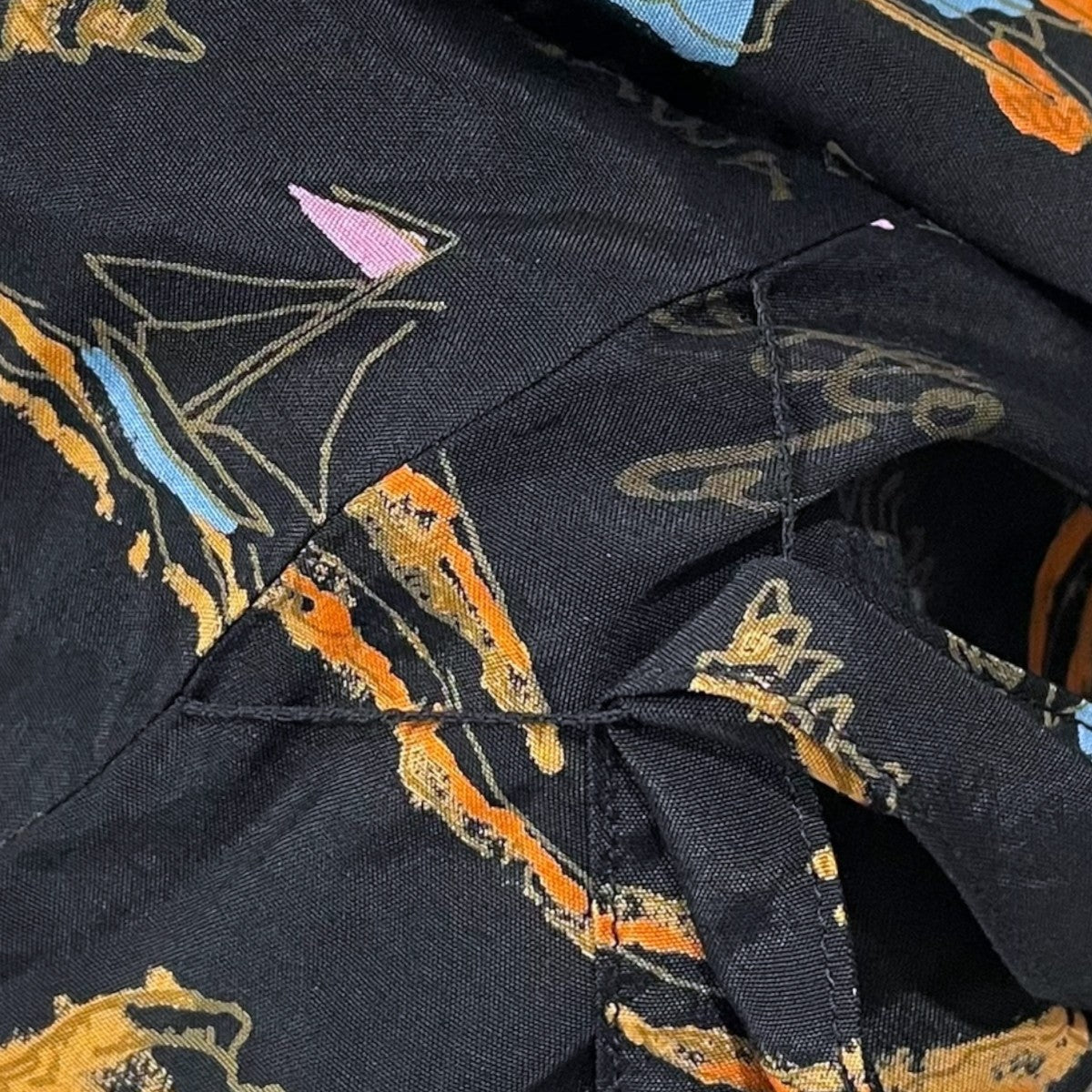 オープンカラー半袖ロングワンピース ALOHA SHIRTS DRESS RYUKYU SOUVENIOR アロハシャツドレス リュウキュウ スーベニア