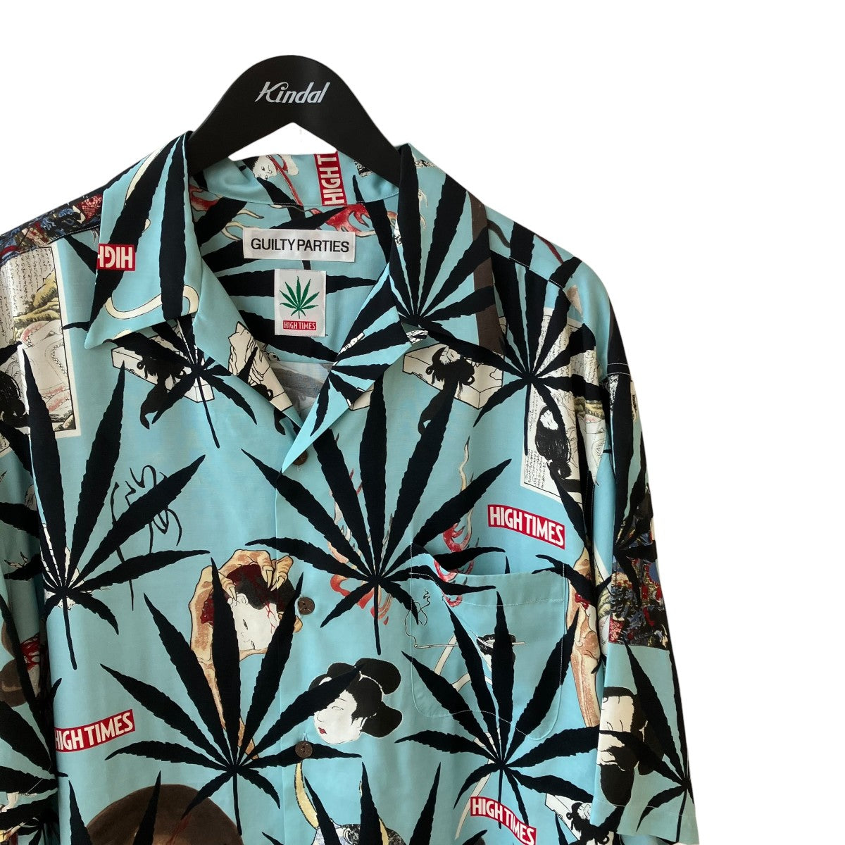WACKO MARIA HIGHTIMES ／ S／S HAWAIIAN SHIRT半袖シャツ 古着・中古-3枚目のアイテム画像
