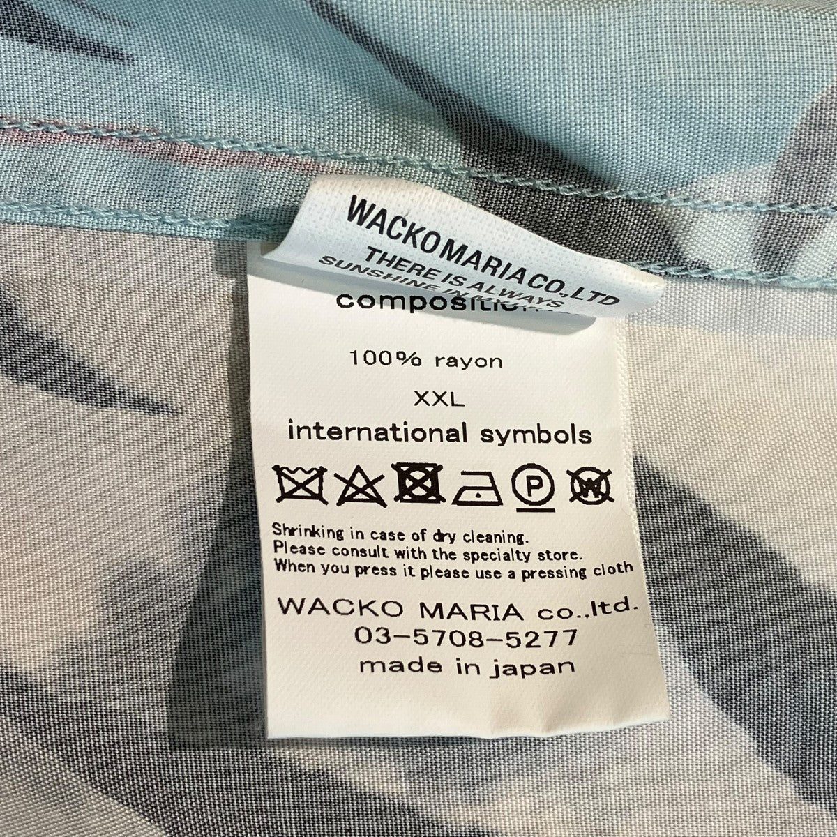 WACKO MARIA HIGHTIMES ／ S／S HAWAIIAN SHIRT半袖シャツ 古着・中古-5枚目のアイテム画像