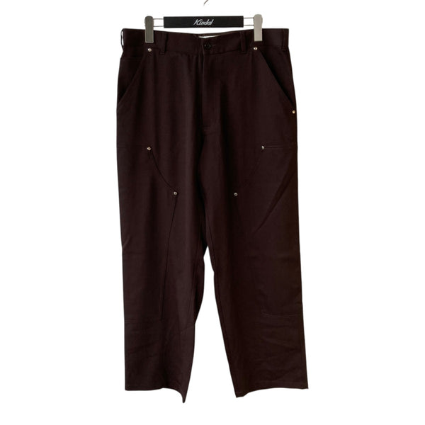 年明け発送 TTTMSW 25AW Chino slacksDARK BROWN Chino slacks（DARK