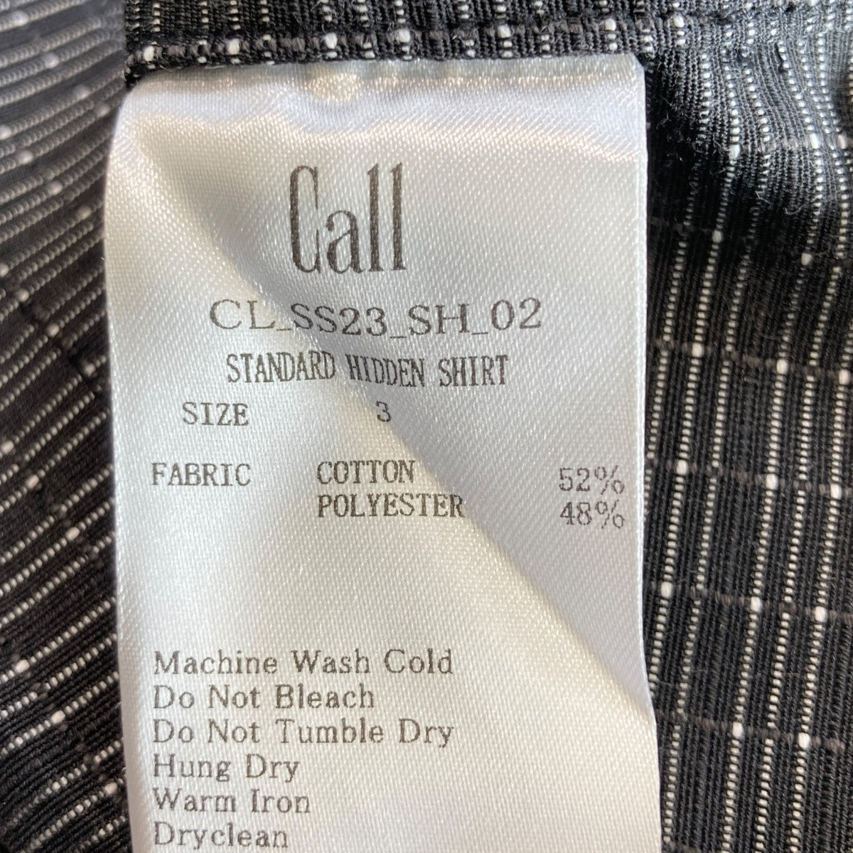 CALL 総柄シャツCL_SS23_SH_02 古着・中古-4枚目のアイテム画像