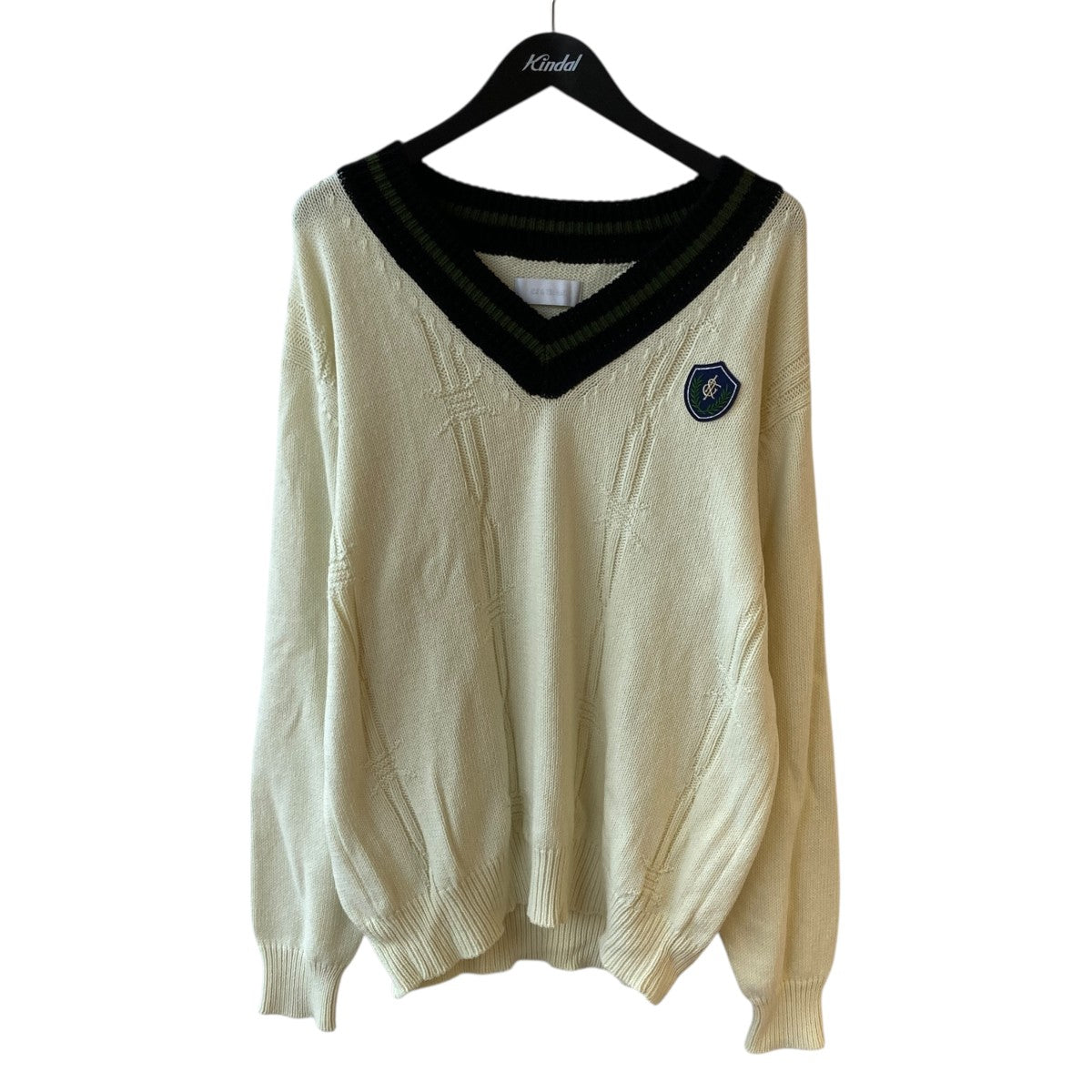 ICE ＆ TECHNO BARB WIRE SCHOOL KNITチルデンセーターIT25SS-KN01 古着・中古-1枚目のアイテム画像