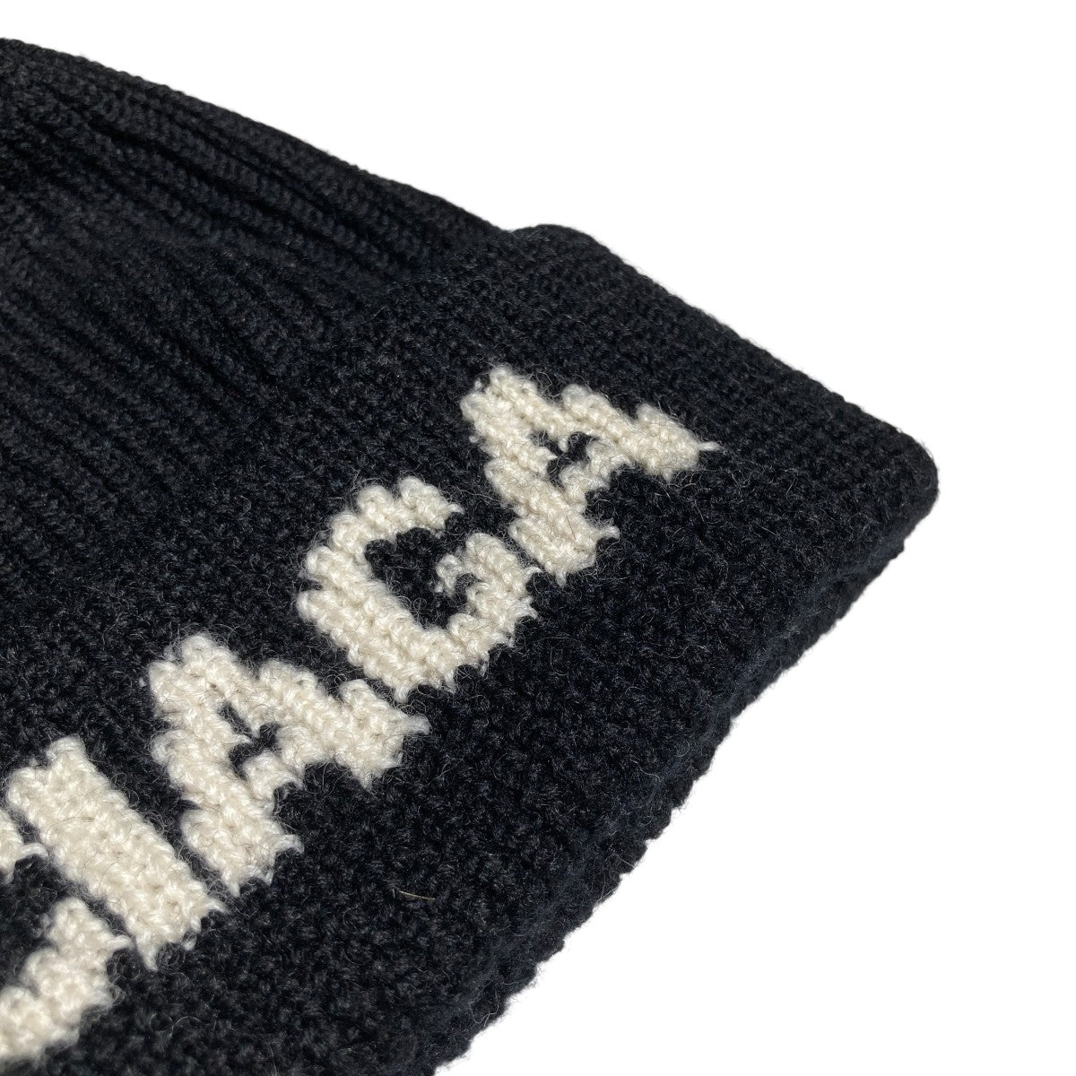 BALENCIAGA(バレンシアガ) Logo Jacquard Beanieニット帽675327 675327