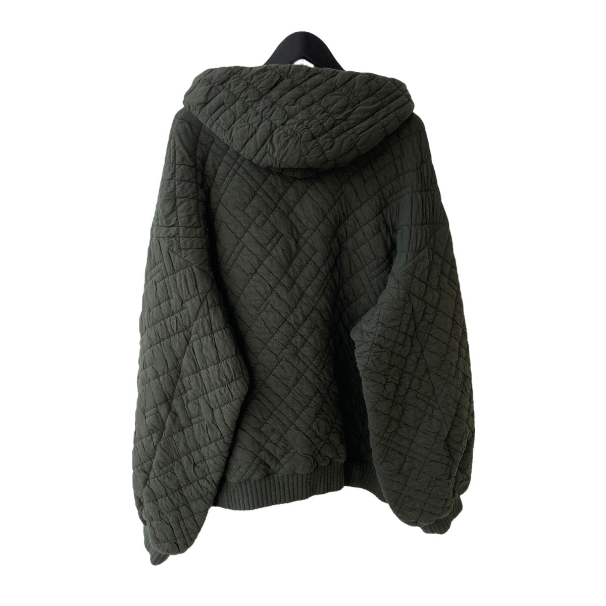 QUILTED JACQUARD PULLOVER HOODIEキルティングパーカーWM05-TP242051