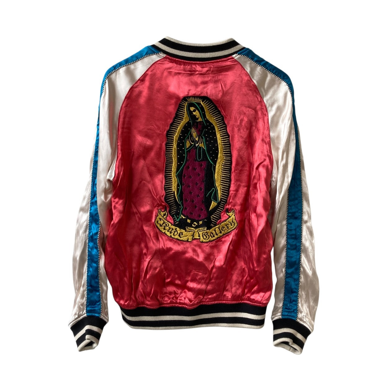 rude gallery ルードギャラリー　スカジャン　サイズ2 訳あり RUDE GALLERY◇スカジャン/2/レーヨン/BLK// : セカンドストリート