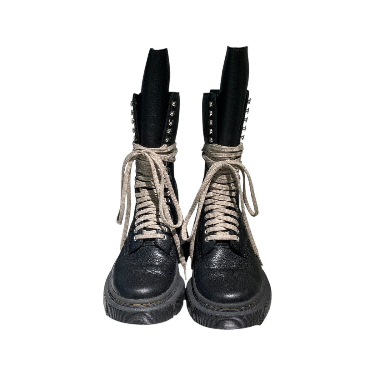 Rick Owens Dr.Martens 1918 DMXLブーツUK5 新品 Dr. Martens 1918 DMXL Calf Length Zip Boot Rick Owens Black Men's