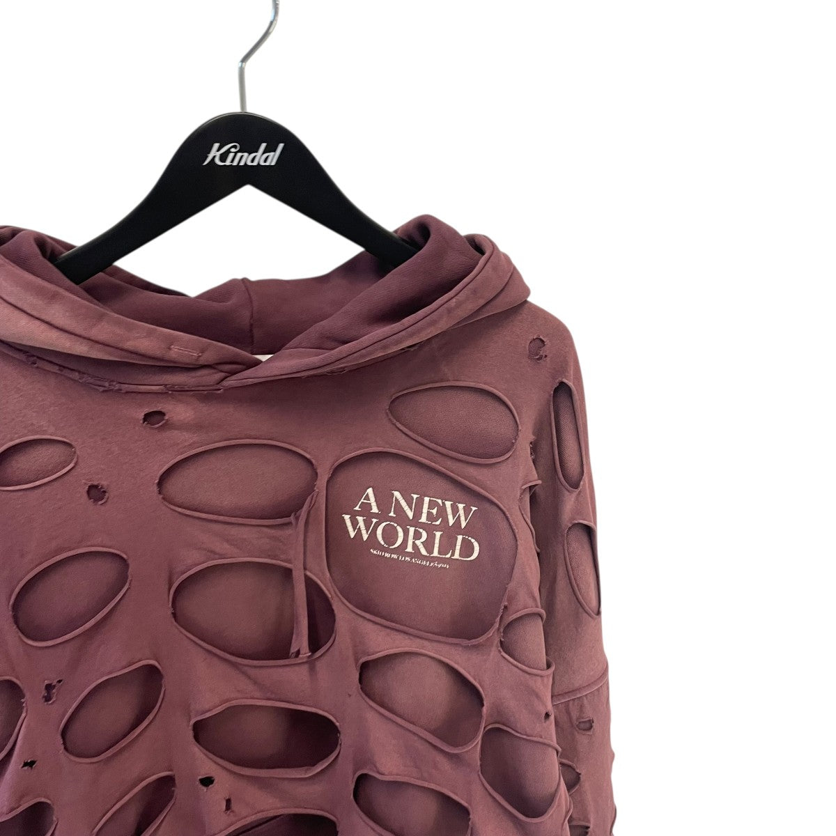 ALEXANDER DIGENOVA A NEW WORLD HOODIEパーカー ボルドー サイズ 3