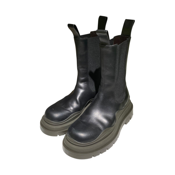 BOTTEGA VENETA(ボッテガヴェネタ) Tire Chelsea Bootsブーツ ブラック