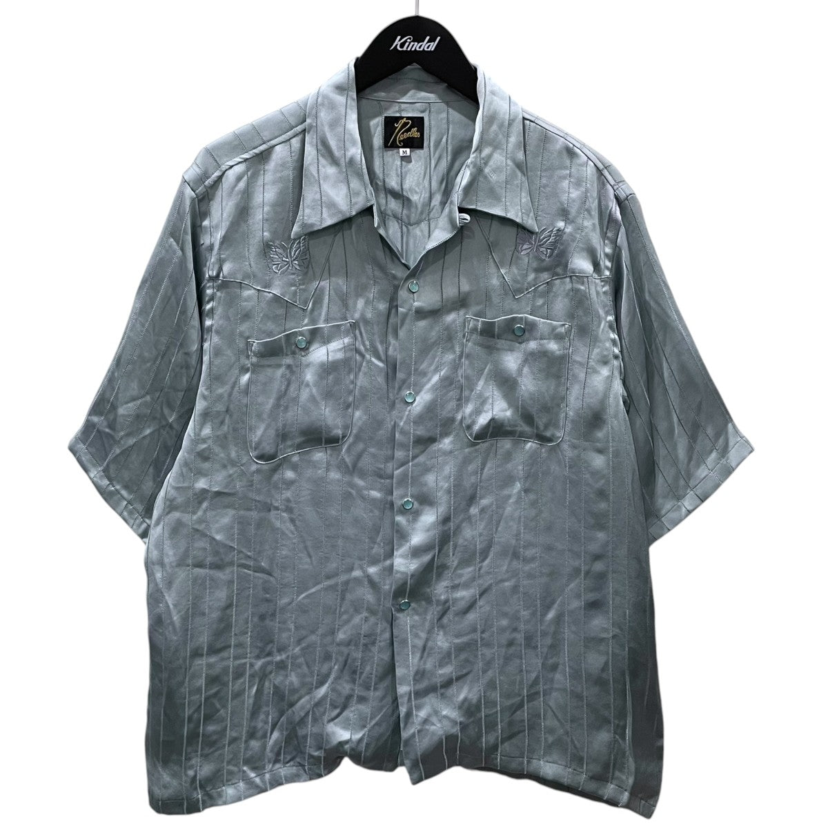Needles 24SS オープンカラー半袖シャツ S／S Cowboy One-Up Shirt ショートスリーブ カウボーイ ワンアップシャツ OT202 古着・中古-1枚目のアイテム画像