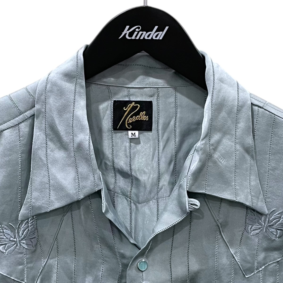 Needles 24SS オープンカラー半袖シャツ S／S Cowboy One-Up Shirt ショートスリーブ カウボーイ ワンアップシャツ OT202 古着・中古-3枚目のアイテム画像