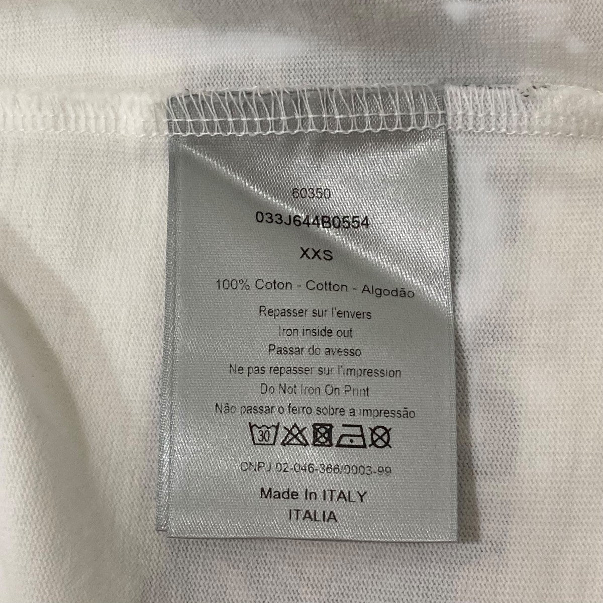 DIOR(ディオール) ポケットTシャツ033J644B0554 033J644B0554 ホワイト