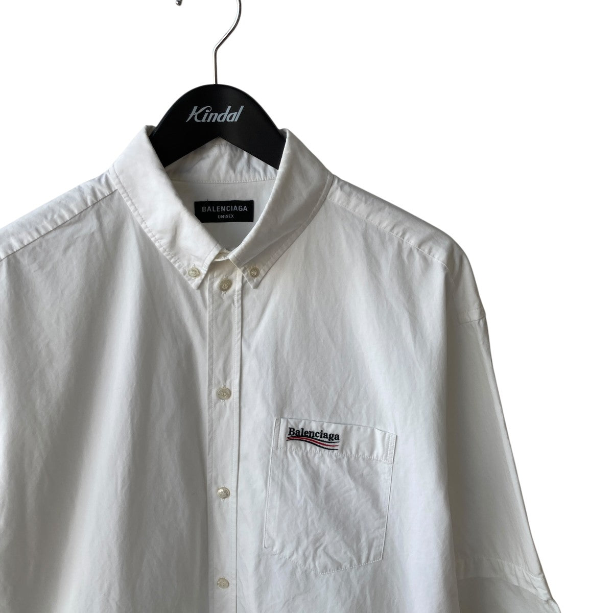 BALENCIAGA オーバーサイズシャツ702345 TYB18 古着・中古-3枚目のアイテム画像