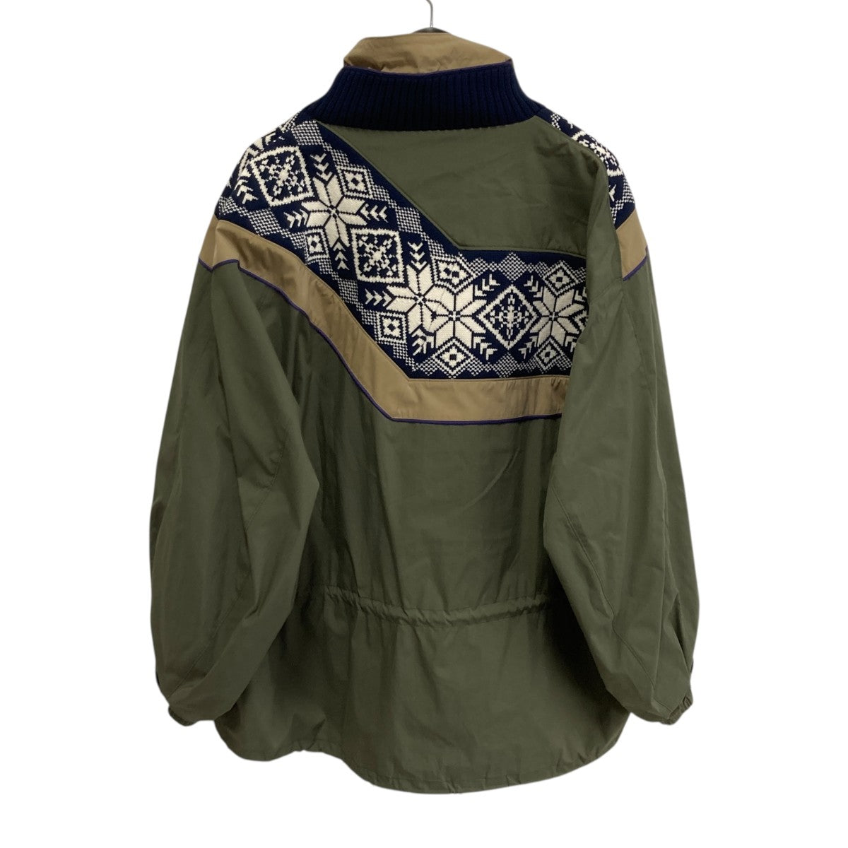 KOLOR(カラー) 24SSニットドッキングナイロンジャケット24SCM-G06108