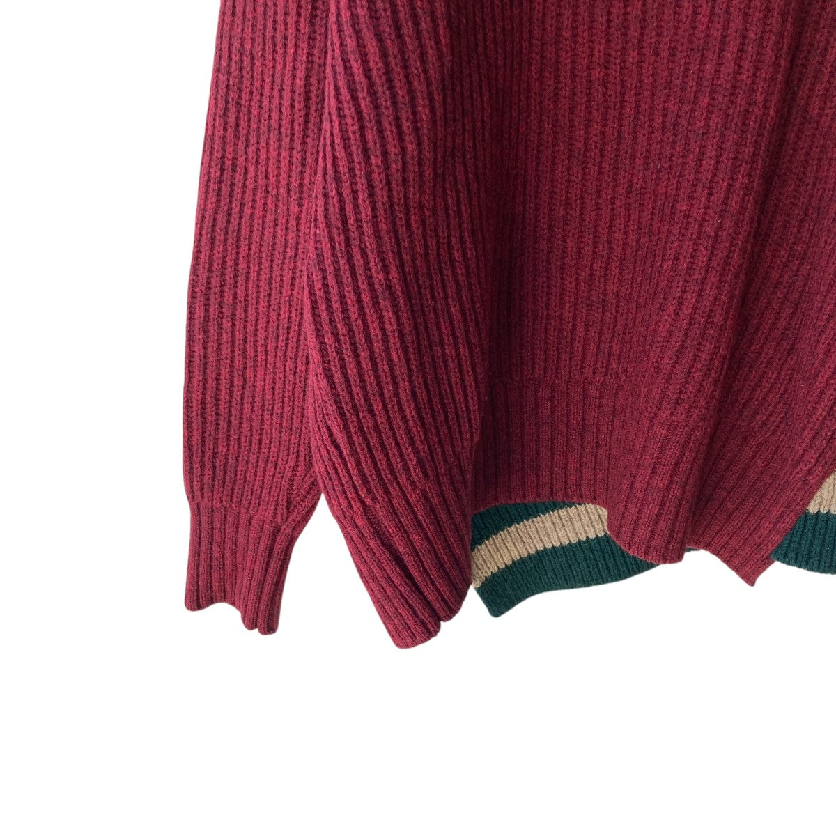 CRAZY PATTERN KNITVネックニット19WCM-N01301