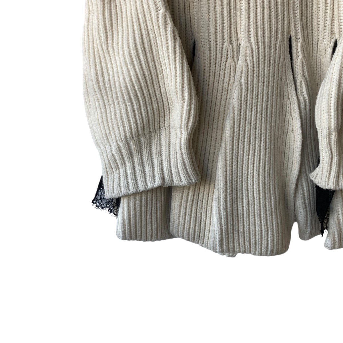 sacai(サカイ) ニットワンピース24-07501 24-07501 ホワイト サイズ 1