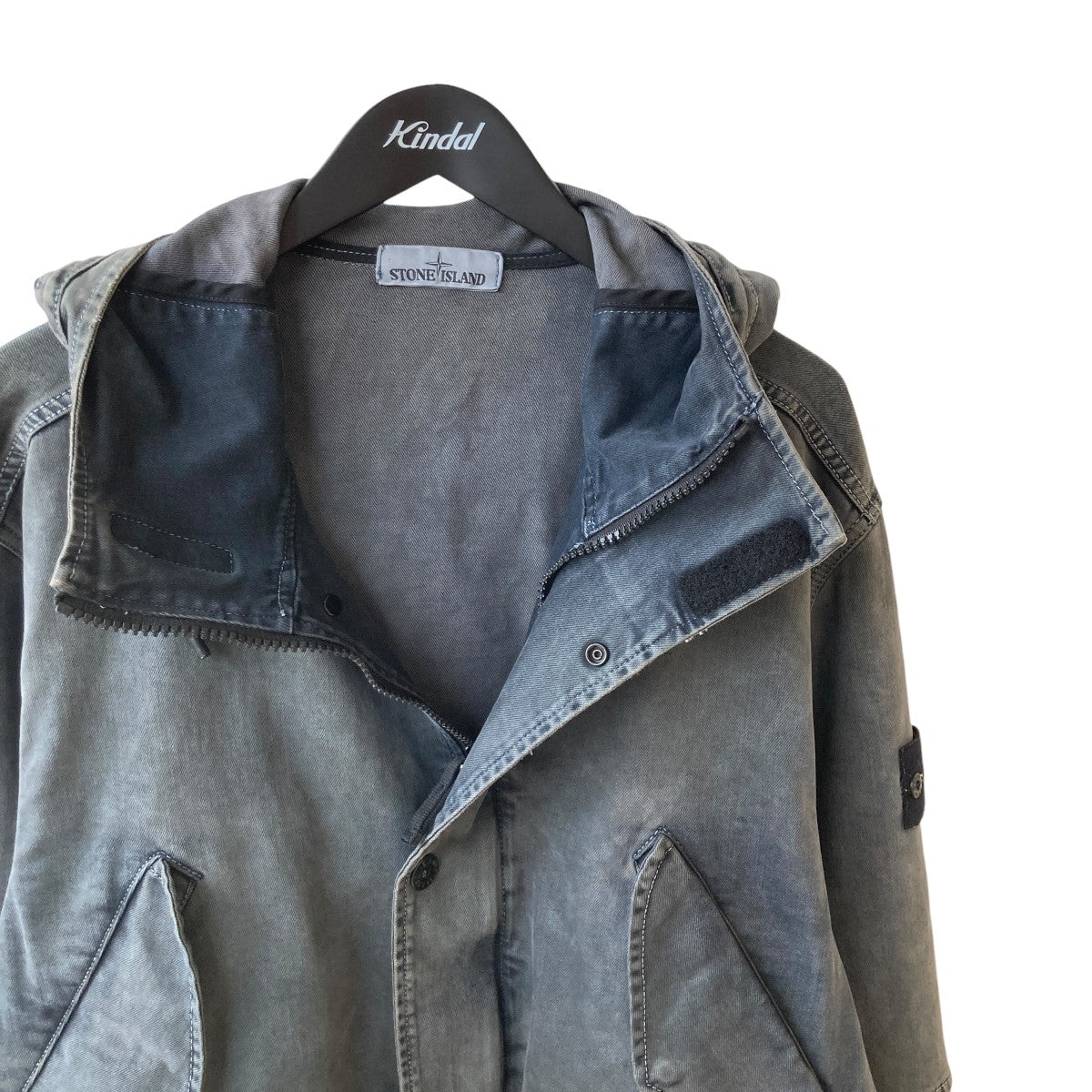 STONE ISLAND(ストーンアイランド) Foam Resin Treated Denim JackeT