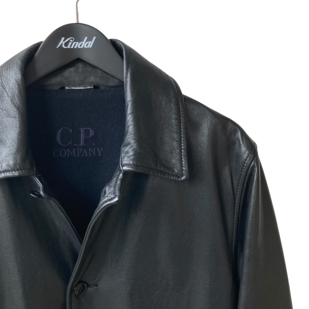 C．P COMPANY 98AWレザーコート29180160/AS 古着・中古-3枚目のアイテム画像