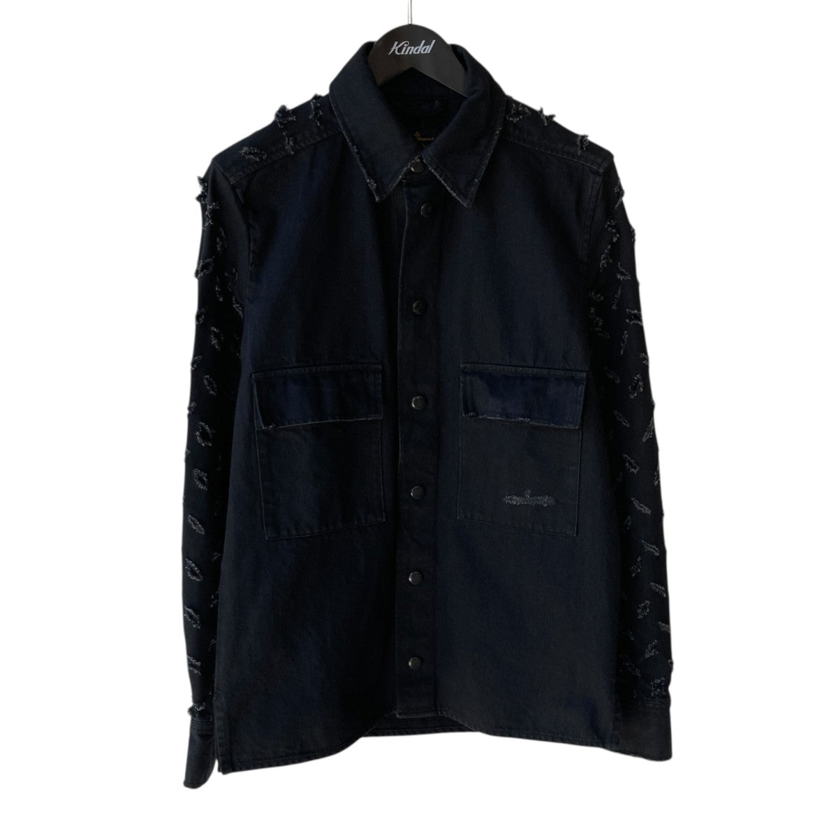 未使用タグ付き　Vivienne Westwood オーブ刺繍　ブルゾン　黒 バイオウォッシュデニム 中綿ブルゾン(ブラック)（レディース