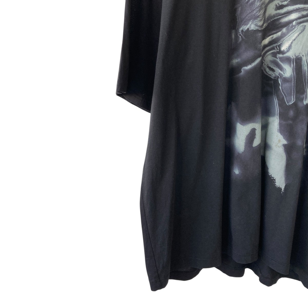 Yohji Yamamoto pour homme Black Sketch PrintTシャツHG-T69-272 古着・中古-4枚目のアイテム画像