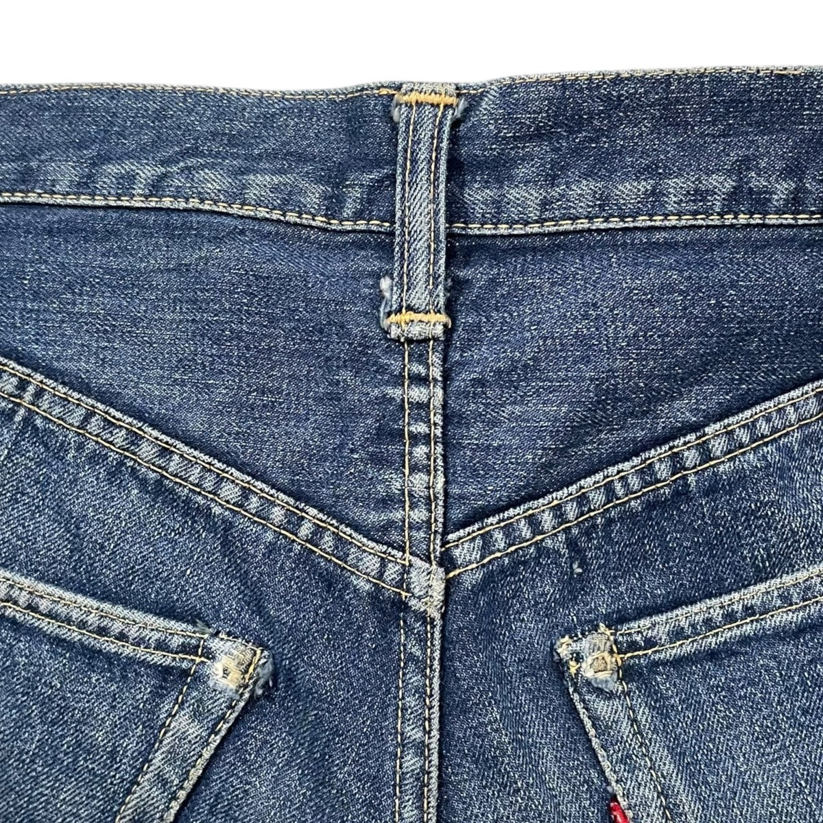 LEVI’S デニムパンツ 501 BIG E XX ボタン裏14 隠しリベット Vステッチ 古着・中古-7枚目のアイテム画像
