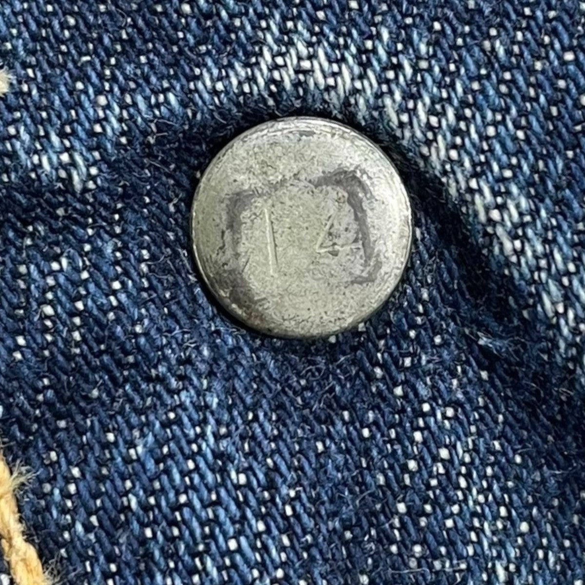 LEVI’S デニムパンツ 501 BIG E XX ボタン裏14 隠しリベット Vステッチ 古着・中古-9枚目のアイテム画像