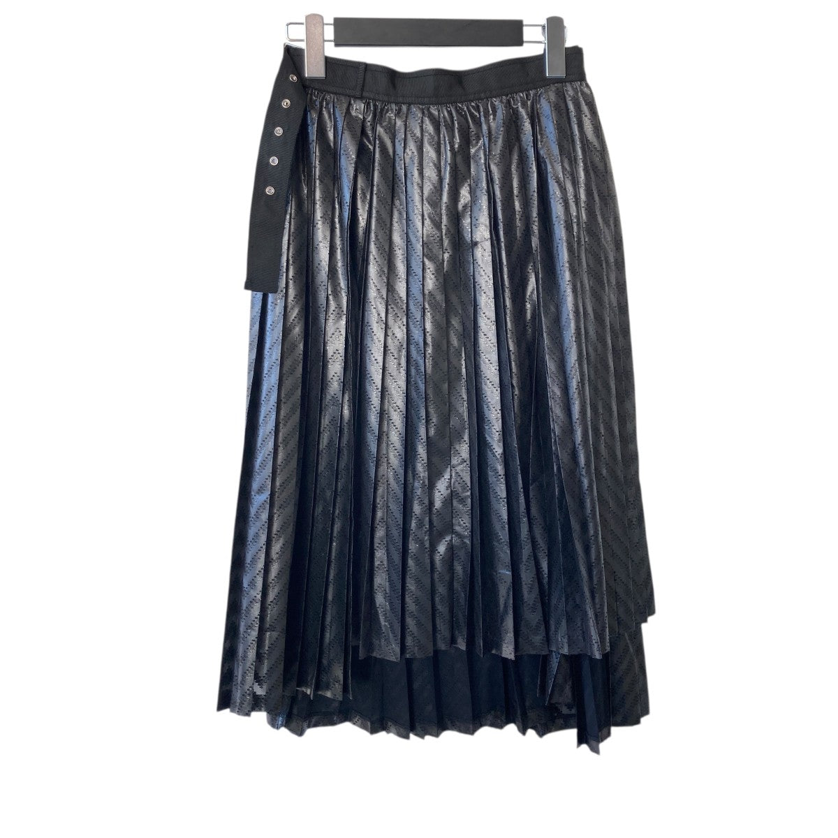 noir kei ninomiya(ノワールケイニノミヤ) プリーツ 巻きスカート3T