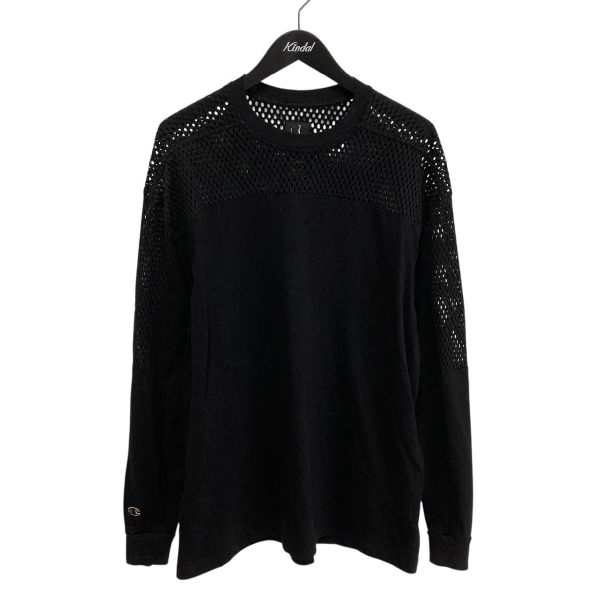 RICK OWENS×Champion ロングスリーブカットソーCM01E1673CHJGOM 古着・中古-1枚目のアイテム画像