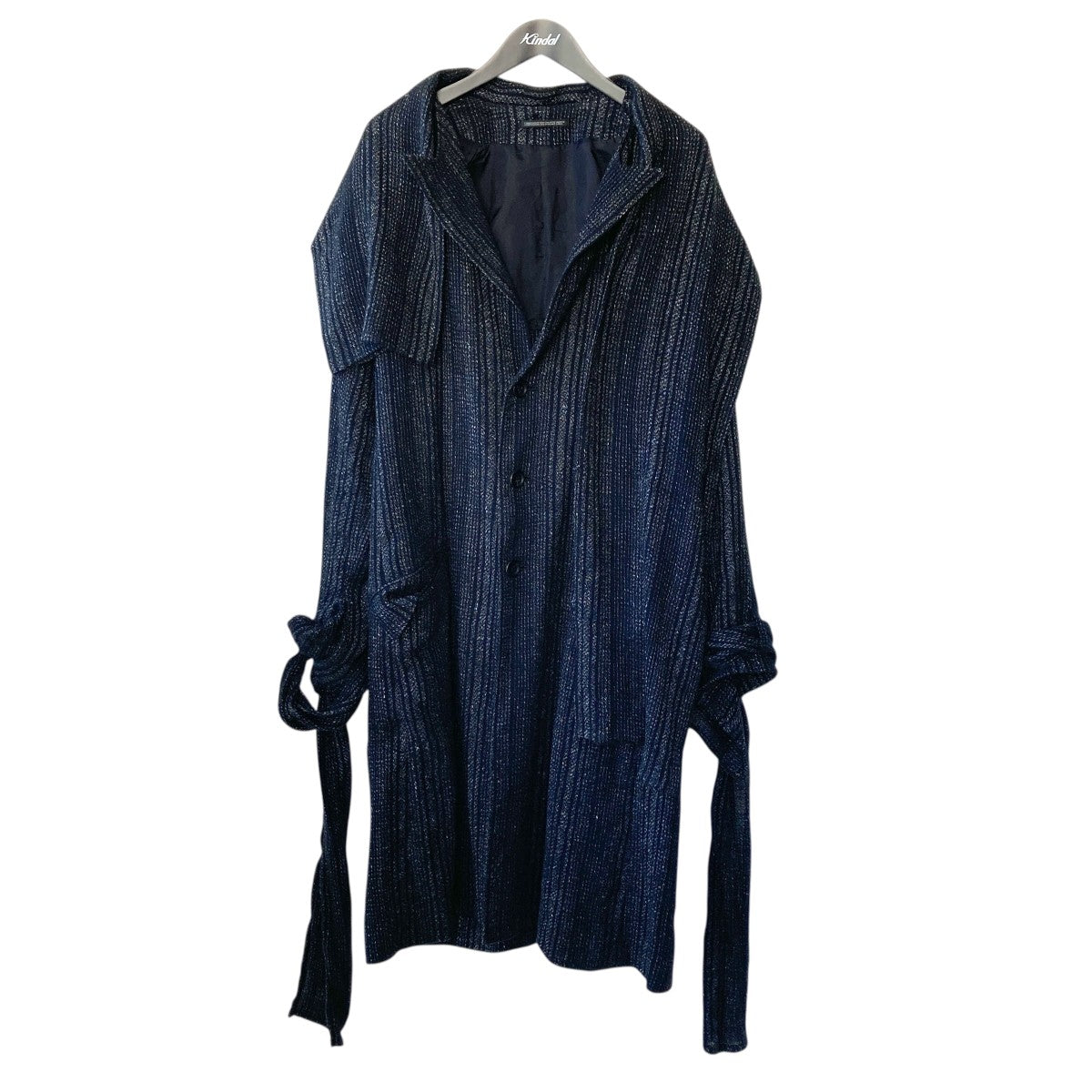 Yohji Yamamoto pour homme 24SSストライプストールジャケットHS-J16-011 古着・中古-1枚目のアイテム画像