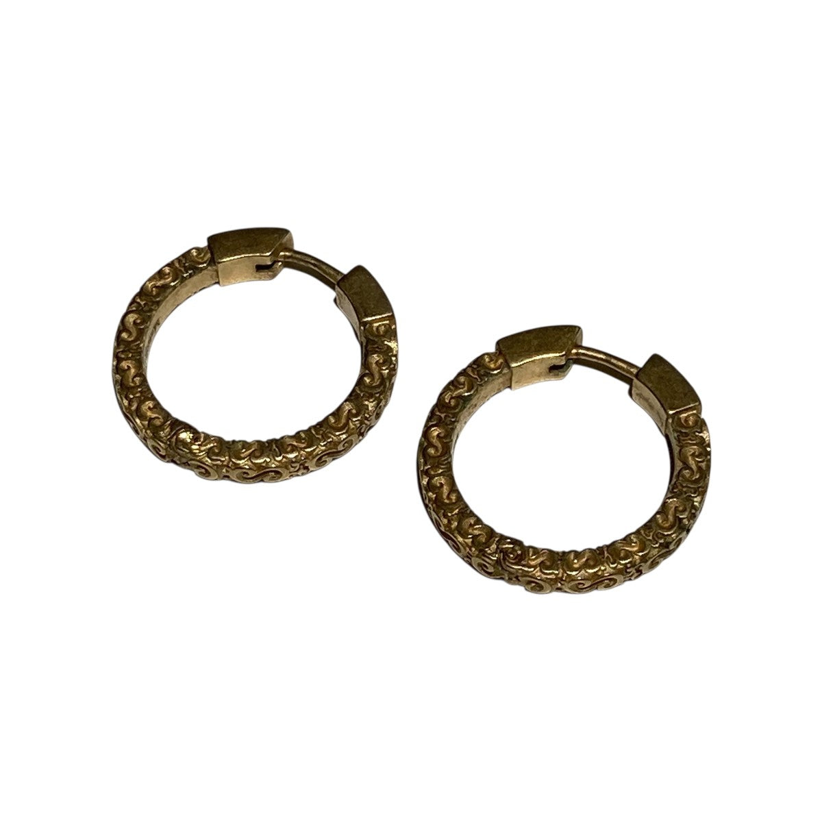 Maison Margiela(メゾンマルジェラ) エングレーブフープピアス