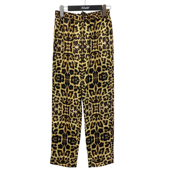 DRIES VAN NOTEN ドリス ヴァンノッテン パンツ アート柄 36 DRIES VAN NOTEN(ドリスヴァンノッテン) アニマル柄パンツ イエロー