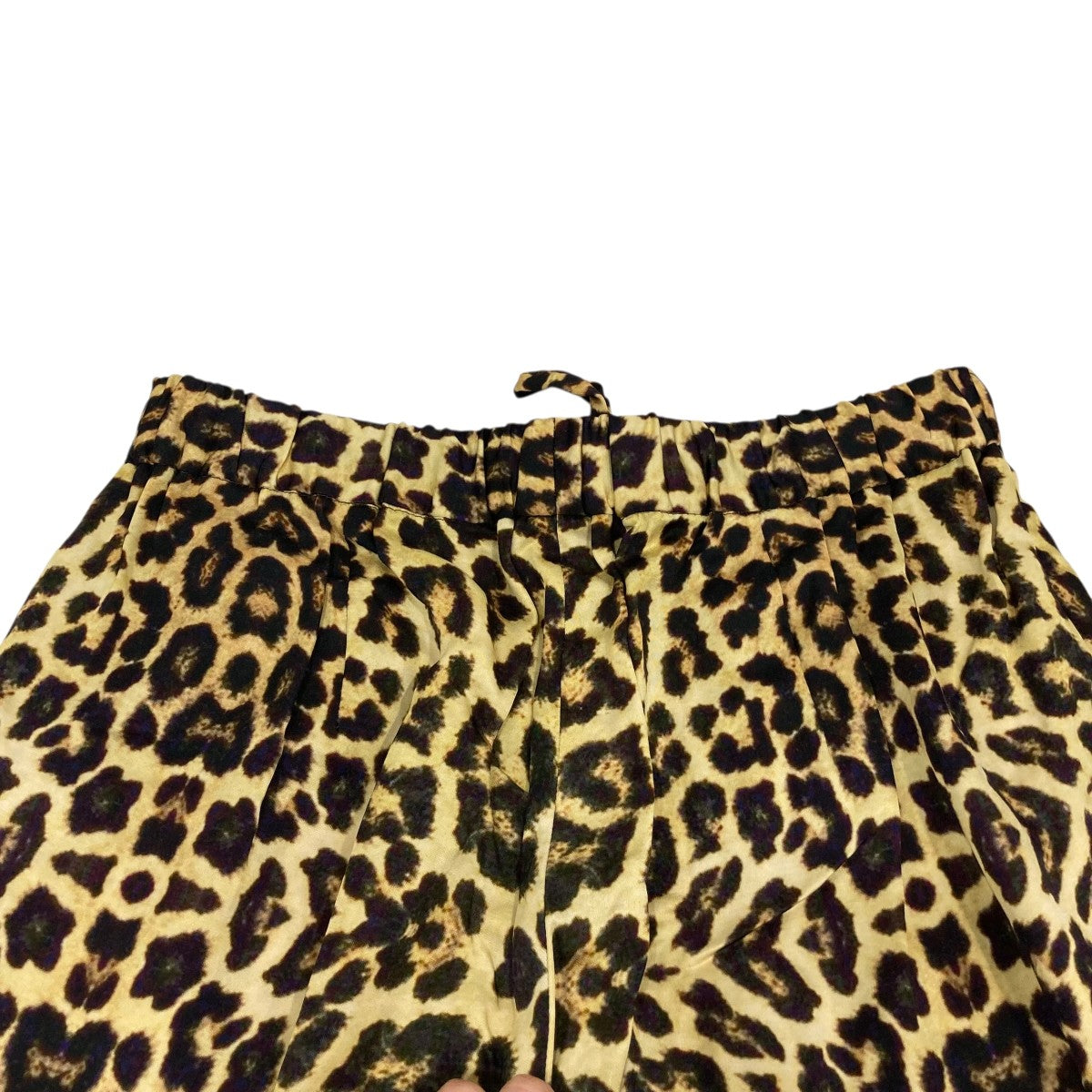DRIES VAN NOTEN ドリス ヴァンノッテン パンツ アート柄 36 DRIES VAN NOTEN(ドリスヴァンノッテン) アニマル柄パンツ イエロー