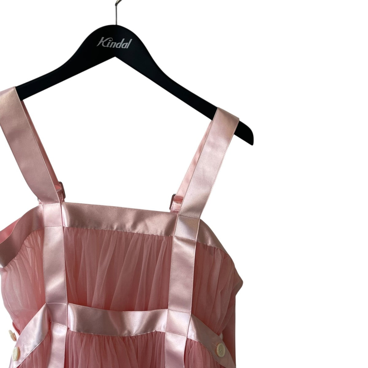 noir kei ninomiya(ノワールケイニノミヤ) ナイロンチュールワンピース