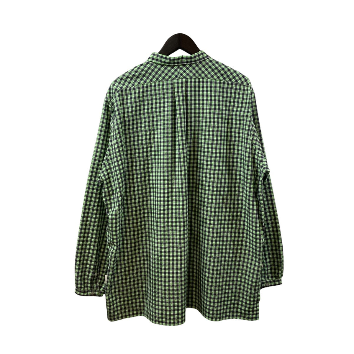 G．LUCA DEADSTOCK CHECK LONG ZIP PULLOVER SHIRTチェックプルオーバーシャツNN-2902Y16