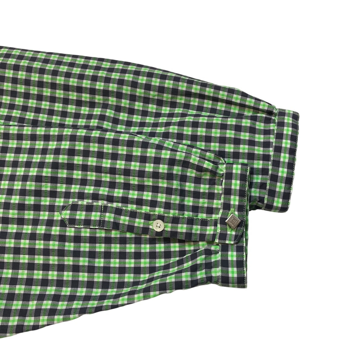 G．LUCA DEADSTOCK CHECK LONG ZIP PULLOVER SHIRTチェックプルオーバーシャツNN-2902Y16