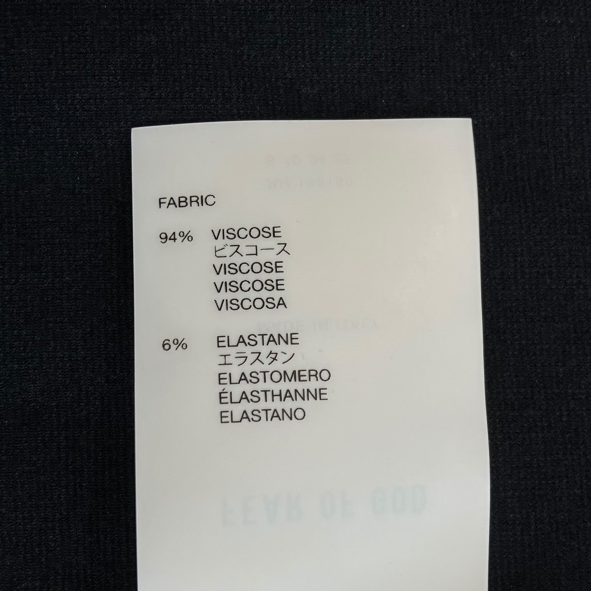 FEAR OF GOD Tシャツ 古着・中古-6枚目のアイテム画像