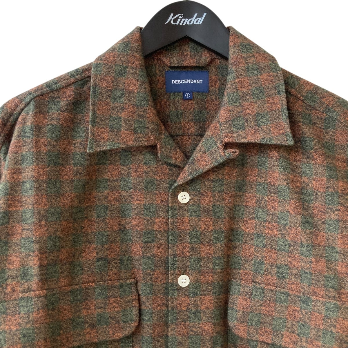 DESCENDANT(ディセンダント) MILPITAS PLAID LS SHIRTチェック長袖